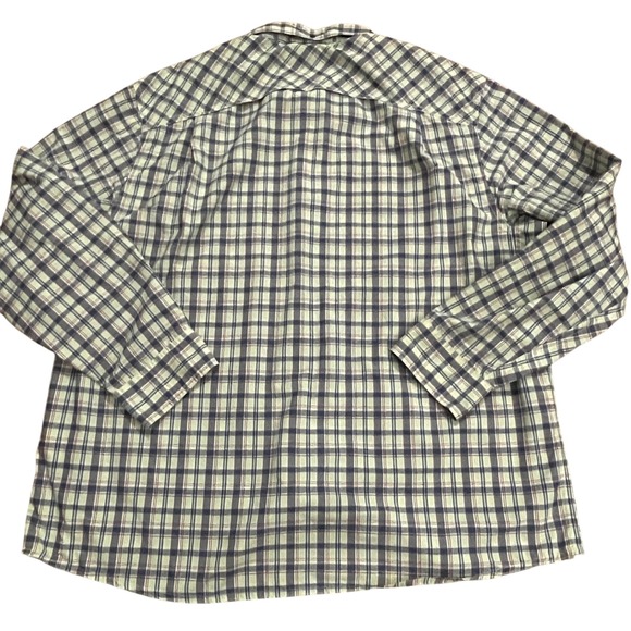 Alaskan Hardgear Vented Plaid Button-Down Shirt Men's XL Outdoor Work Fishing - Picture 4 of 10